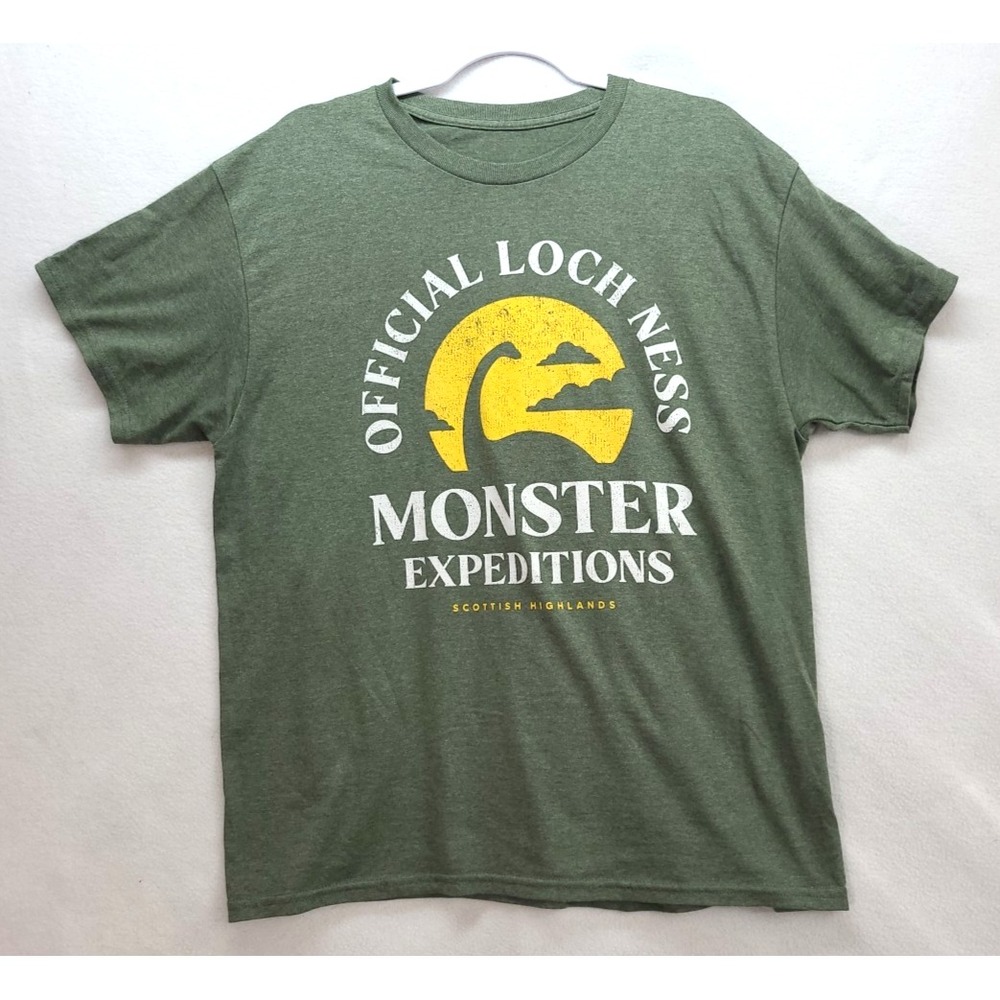 Official Loch Ness‎ Monster Expeditions T Shirt Sz L Cryptid Hunter